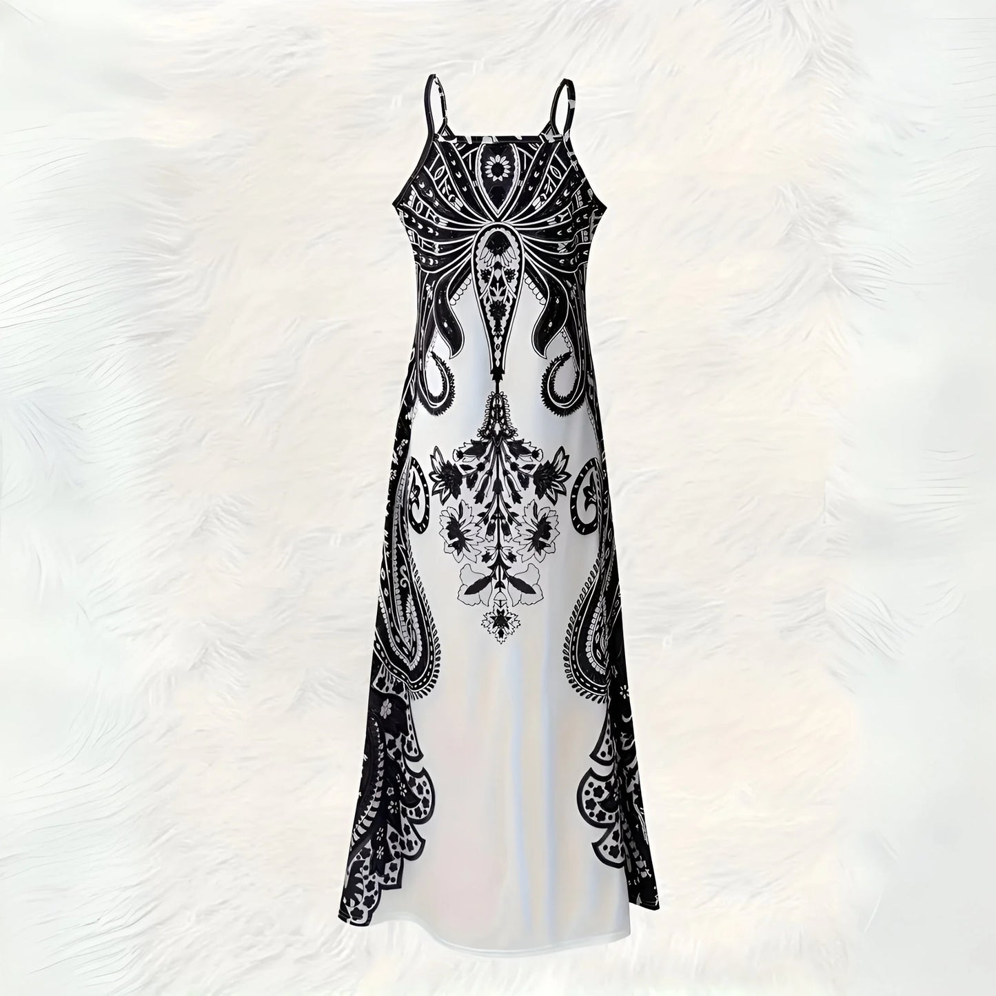 Solène - Bohemian Strappy Dress