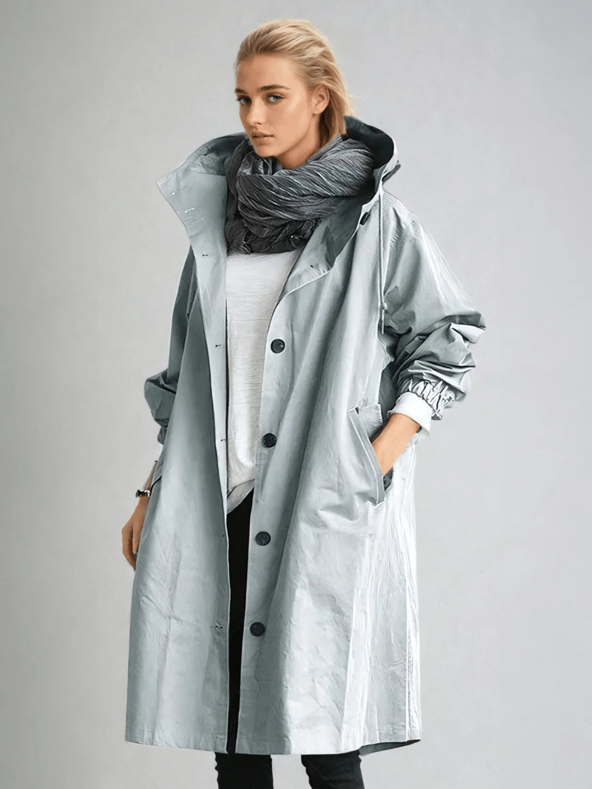 Axelle – Stylish Waterproof Trench for All Seasons