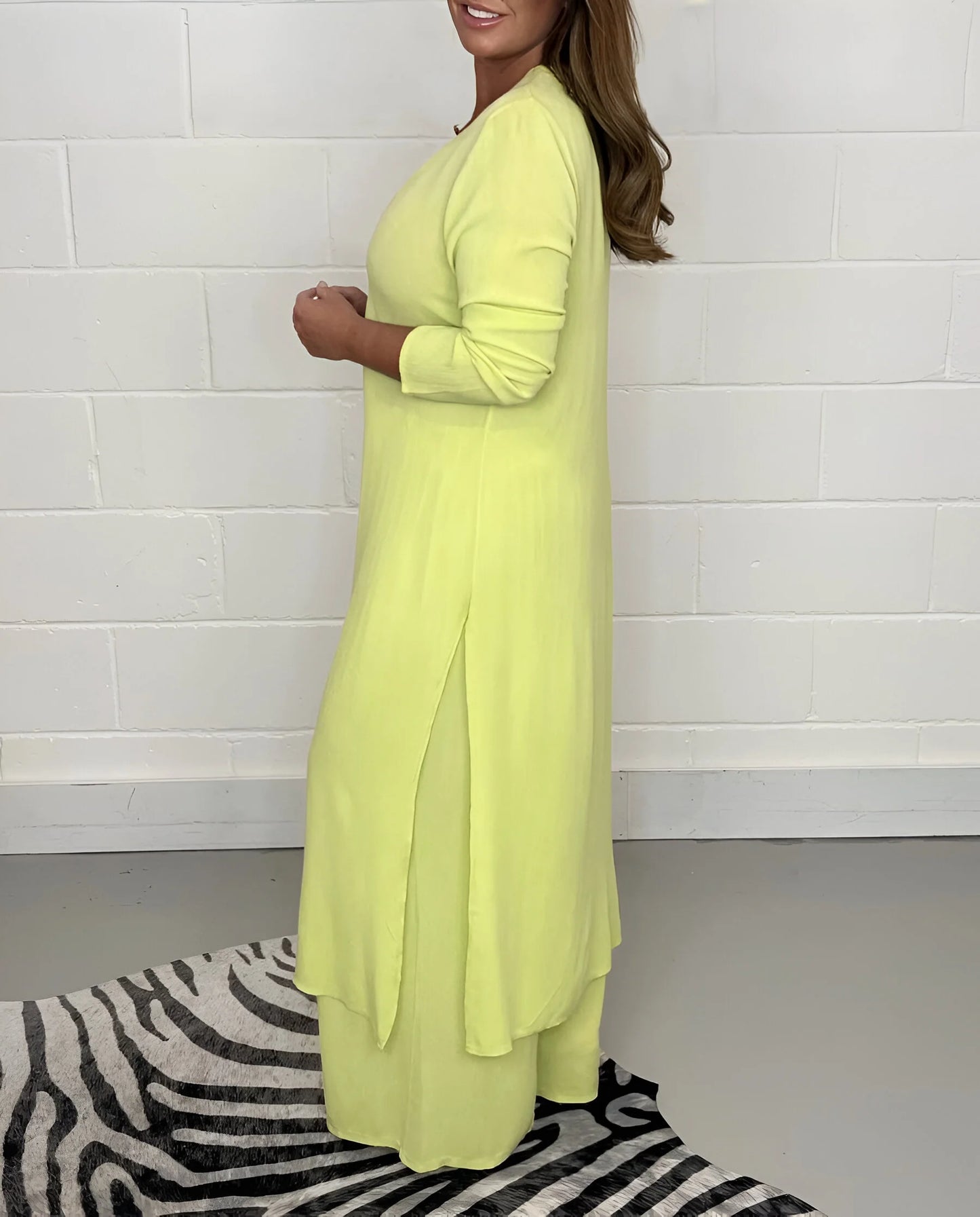 Philomène - Flowy Two-Piece Blouse and Trousers Set