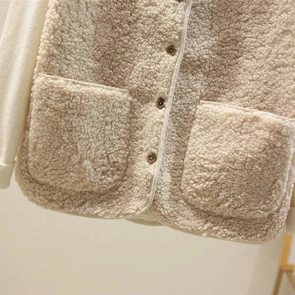 Cosette – Soft Fleece Button-Up Vest