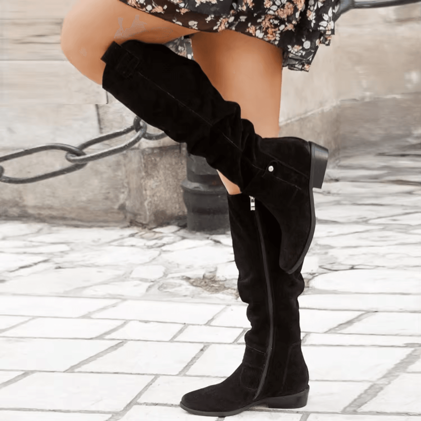 ANNE - LONG BOOTS WITH SOFT FOOTBED