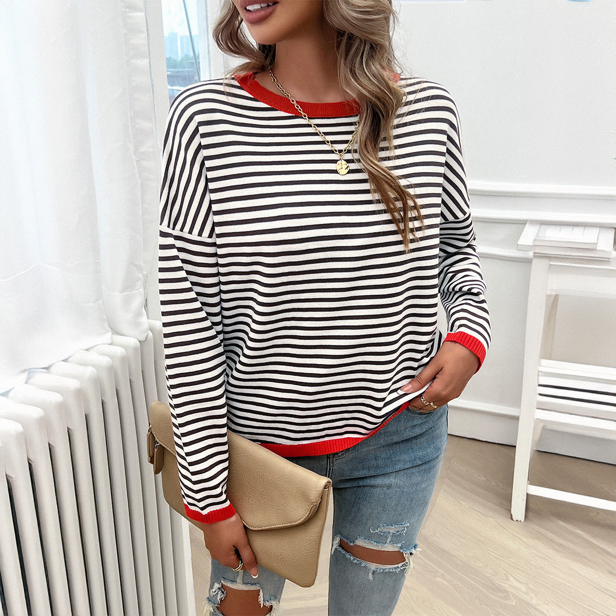 Vitamira - Classic Striped Sweater