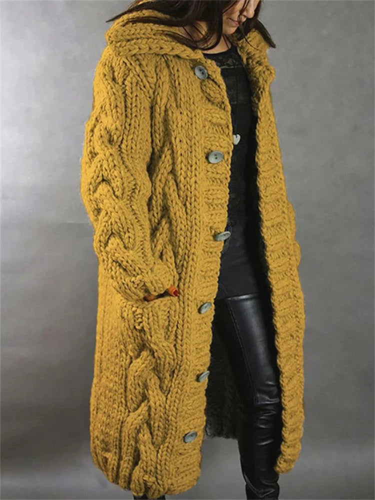 Mściwoj - Oversized Sweater with Cable Knit