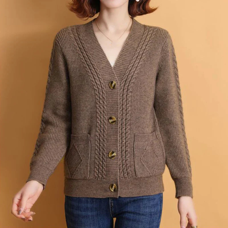 Aloisa - Cardigan with a V-neck