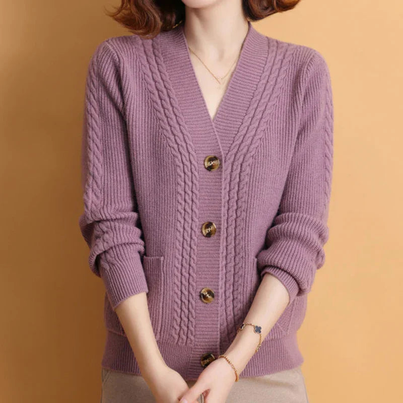 Aloisa - Cardigan with a V-neck