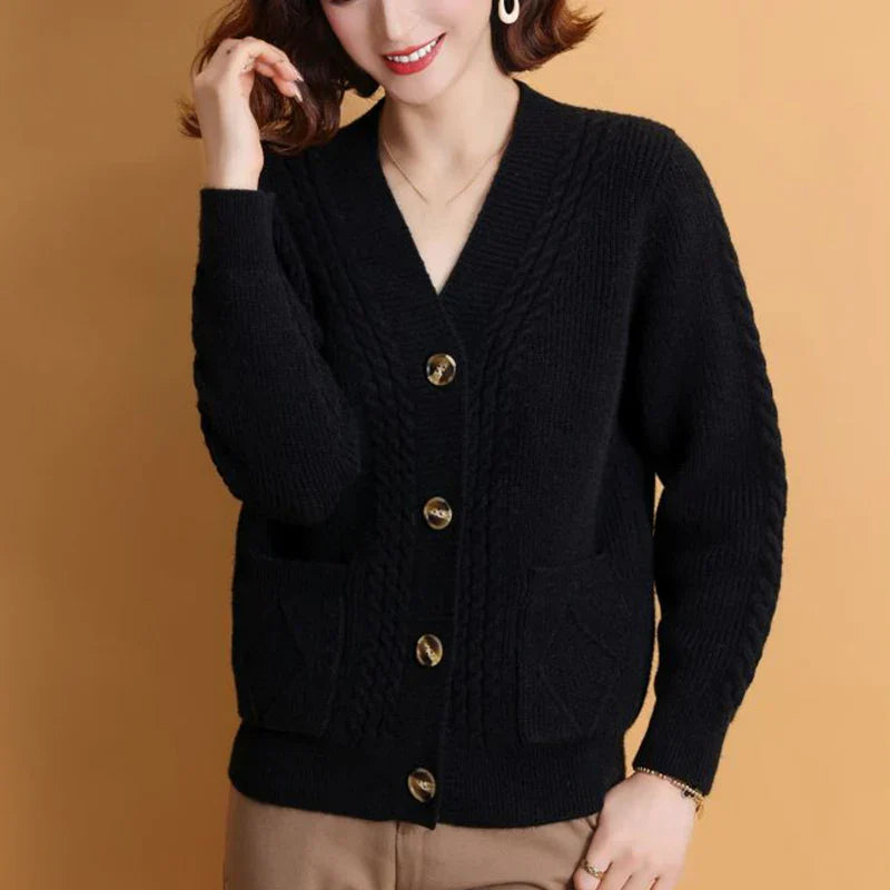 Aloisa - Cardigan with a V-neck