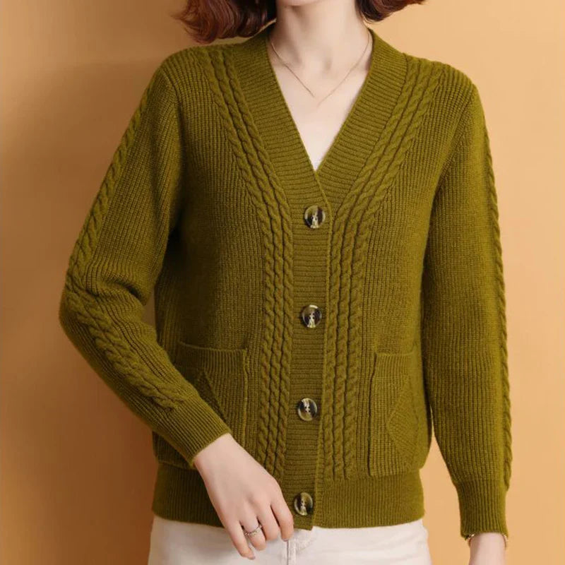Aloisa - Cardigan with a V-neck