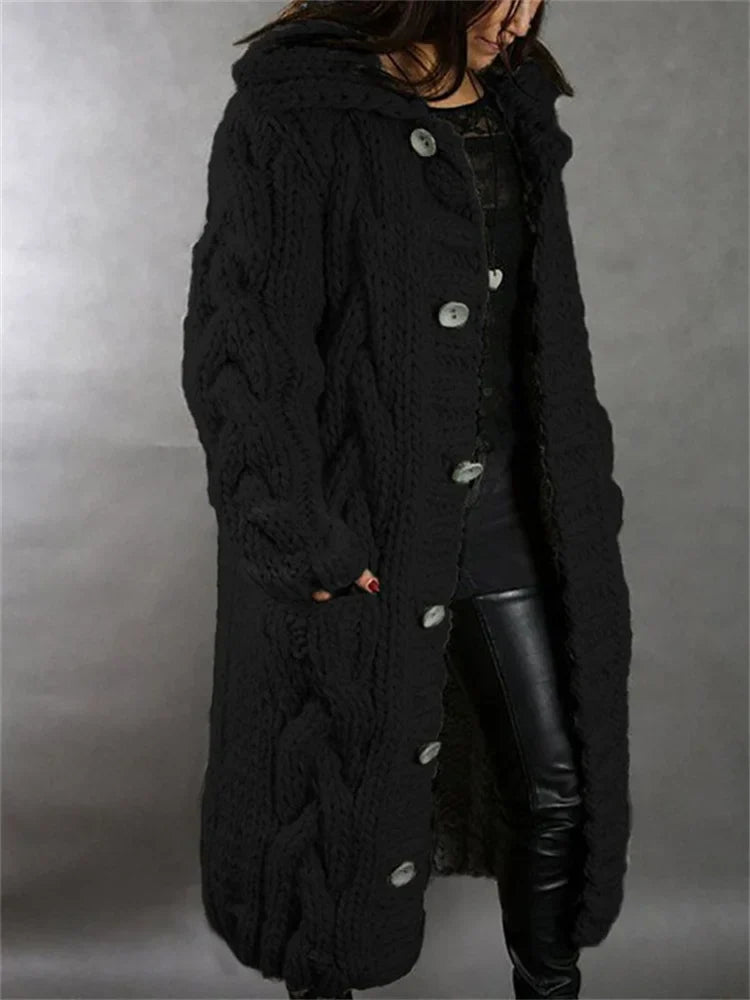 Mściwoj - Oversized Sweater with Cable Knit