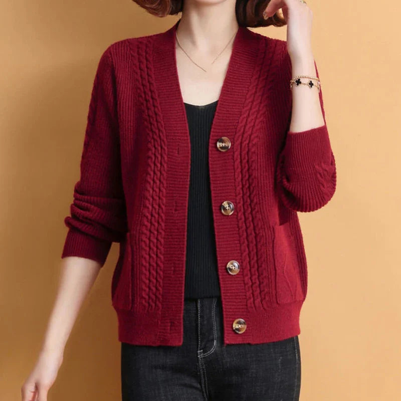 Aloisa - Cardigan with a V-neck