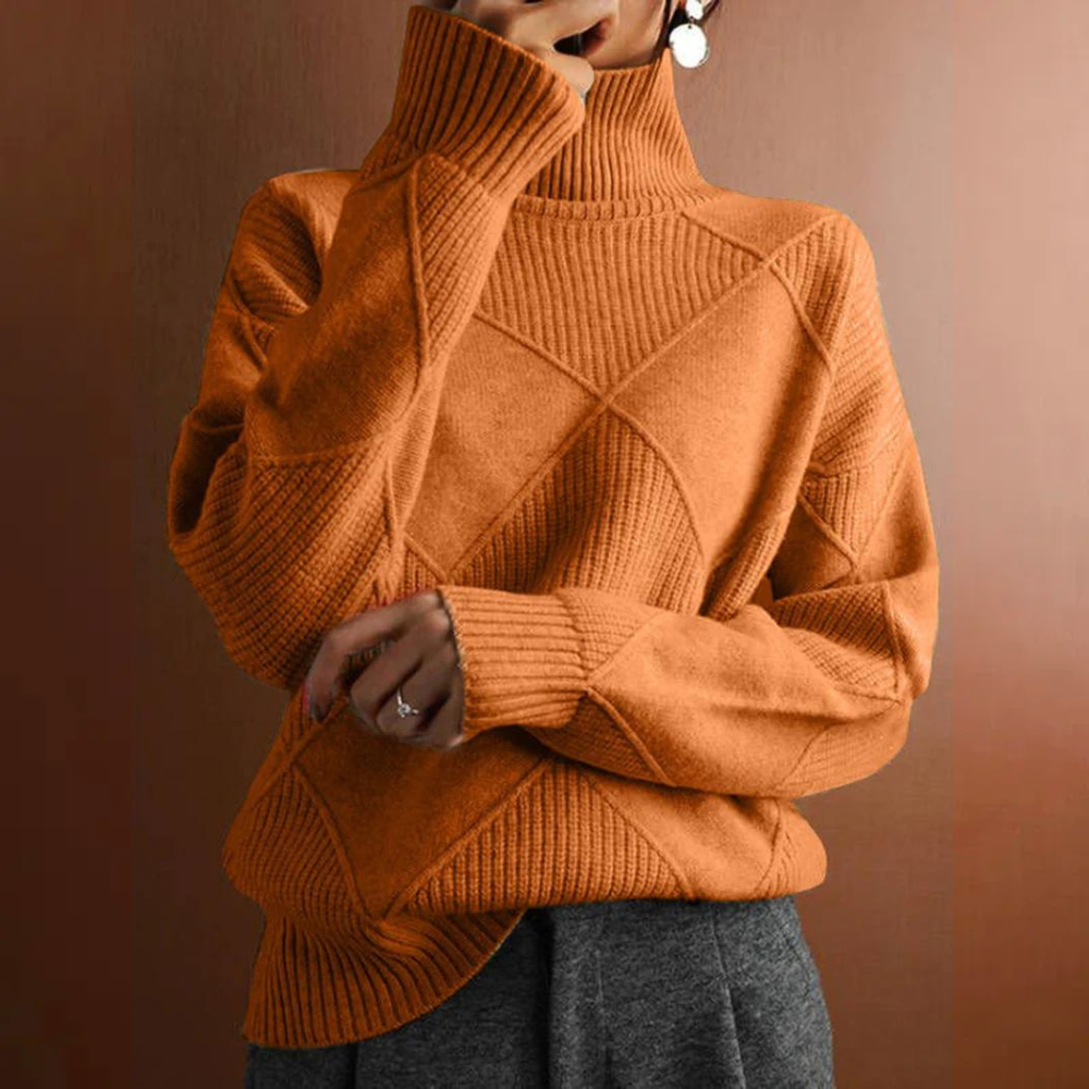 Emma - Loose Turtleneck Pullover