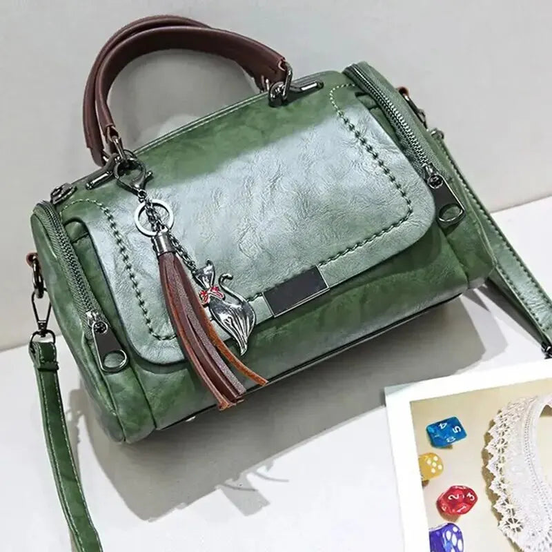 Wiesława - Leather Crossbody Bag