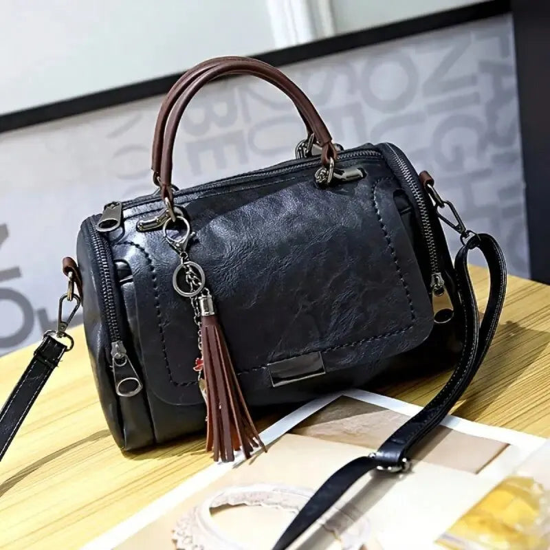 Wiesława - Leather Crossbody Bag
