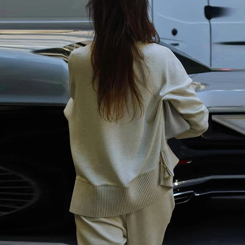 Marine - Elegant and comfortable knitwear set