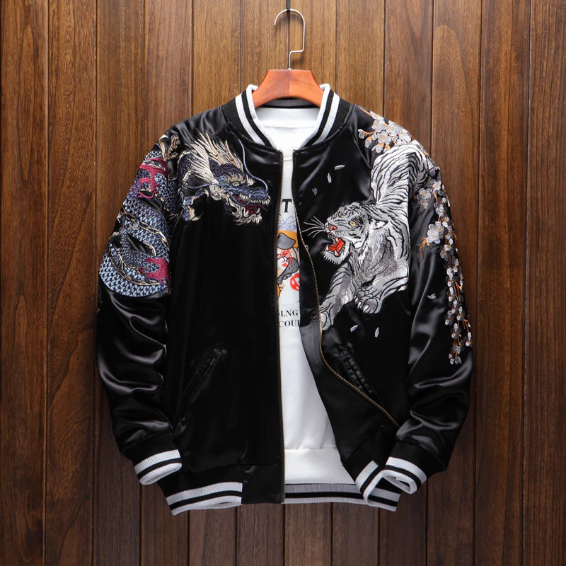 Sukajan - Four Legendary Creatures Souvenir Jacket