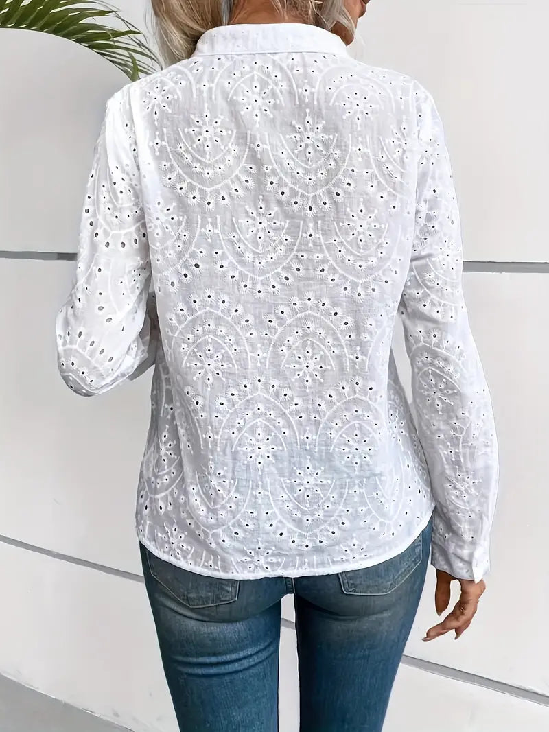 MILOU | STYLISH BLOUSE WITH BOHO MOTIF