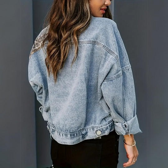 STELLA - TRENDY LEOPARD PRINT JACKET