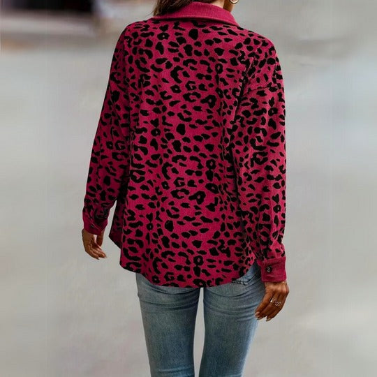 TOOSE - CHIC LEOPARD PRINT WOMEN'S JACKET