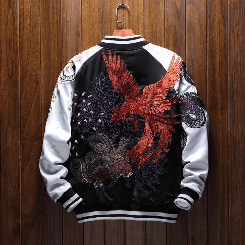 Sukajan - Four Legendary Creatures Souvenir Jacket