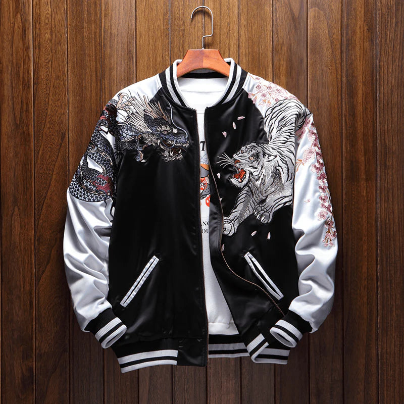Sukajan - Four Legendary Creatures Souvenir Jacket
