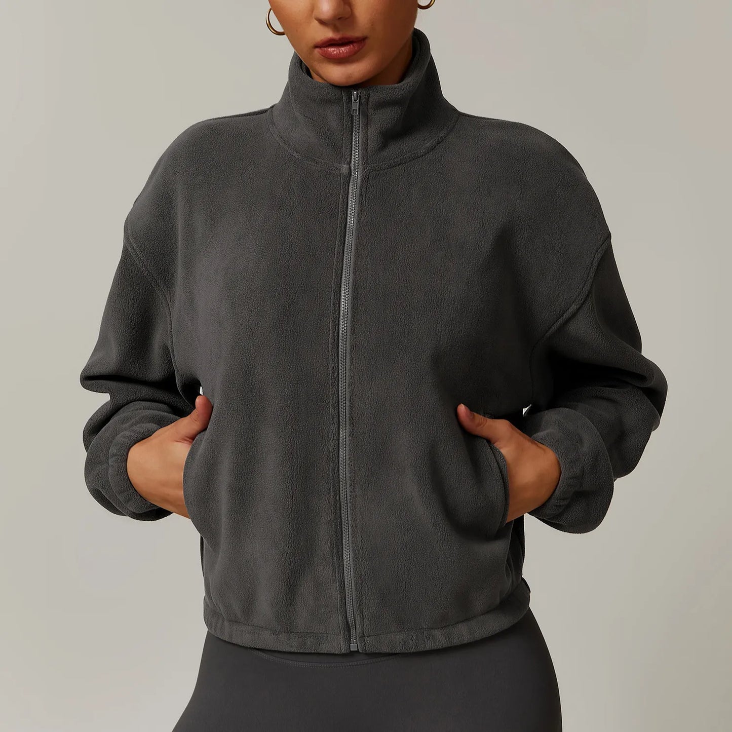 Emy - Fleece Zip-Up Jacket