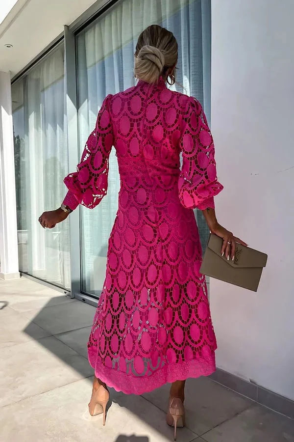 Aria - Luxe Embroidered Midi Dress
