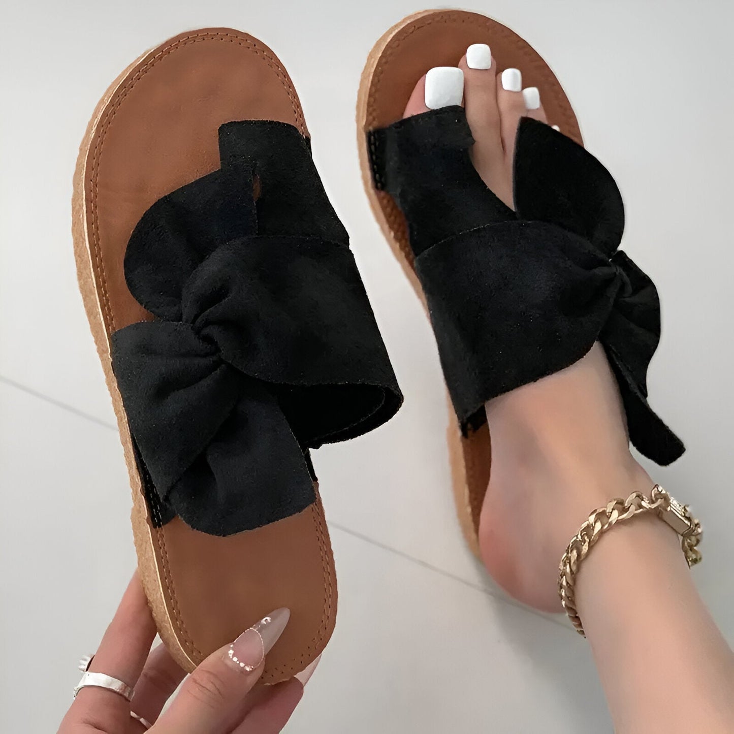 MARGO - FLORAL COMFORT SANDALS