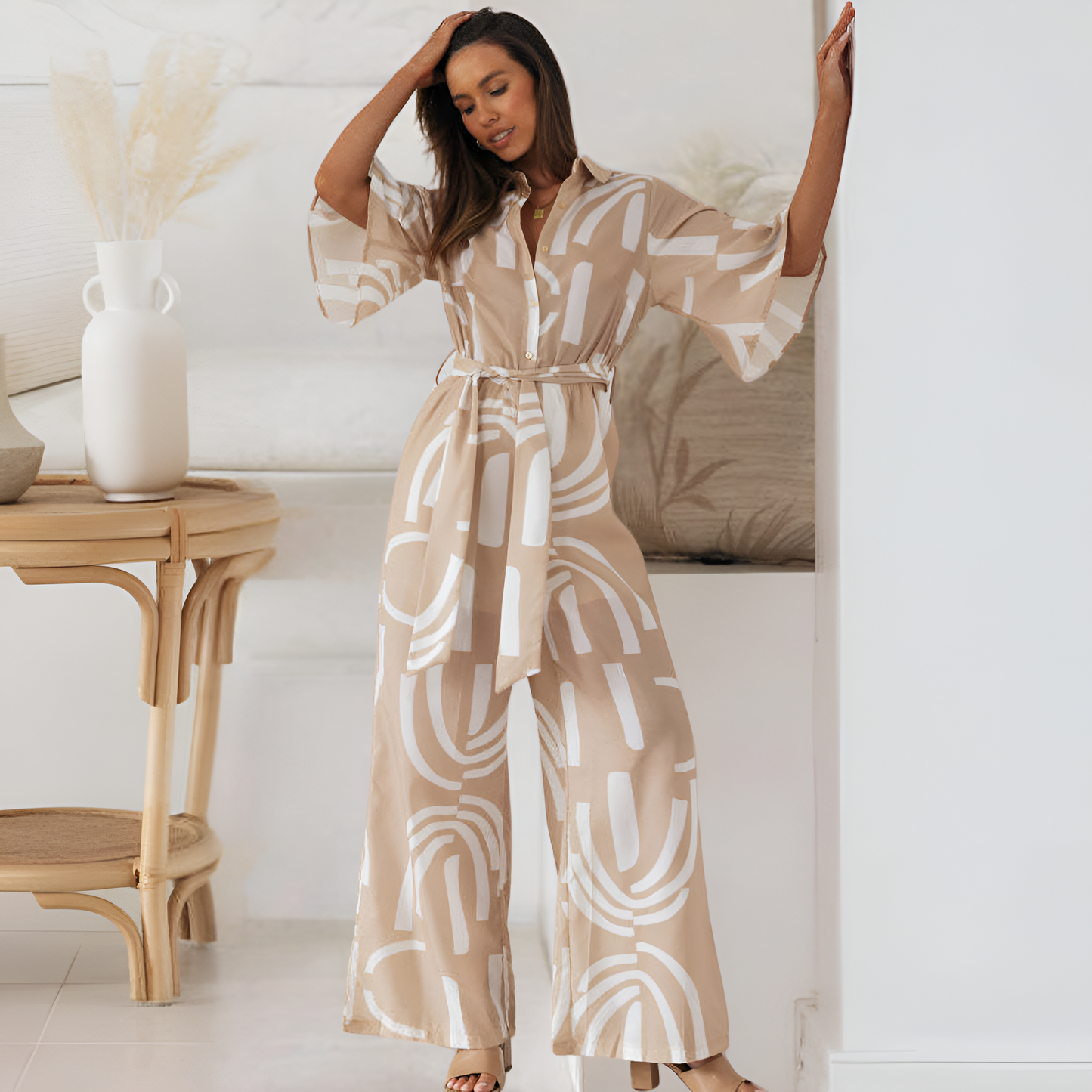 VIOLA - ELEGANT WIDE-LEG JUMPSUIT