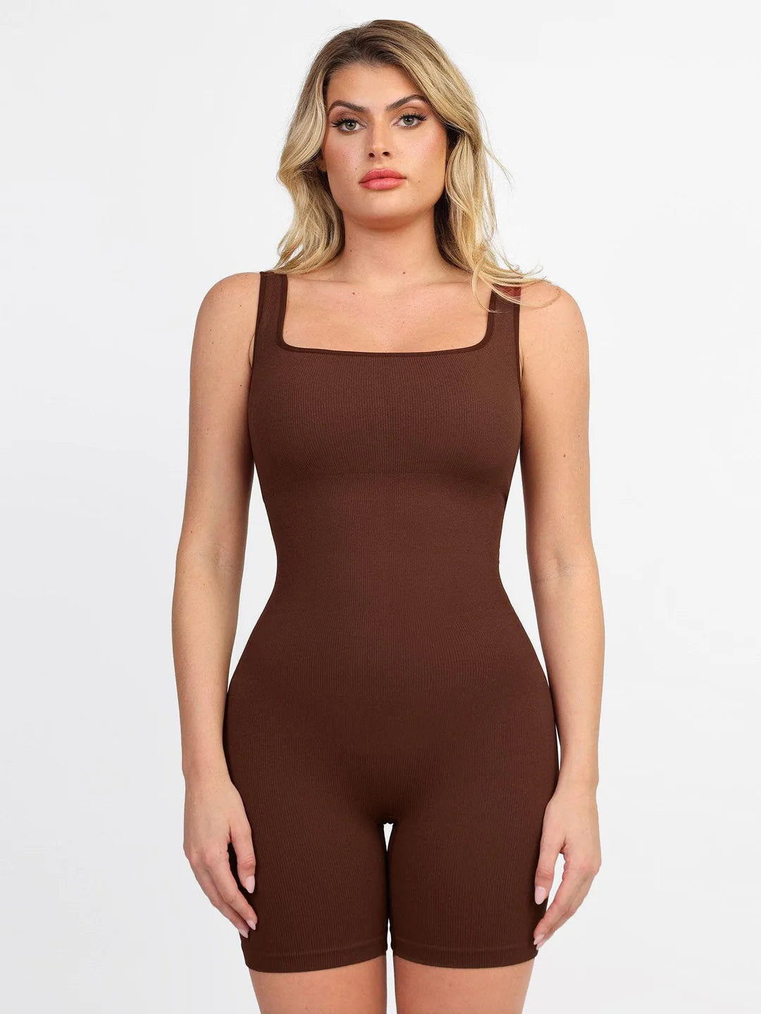 Naya – Seamless Square Neck Sport Jumpsuit