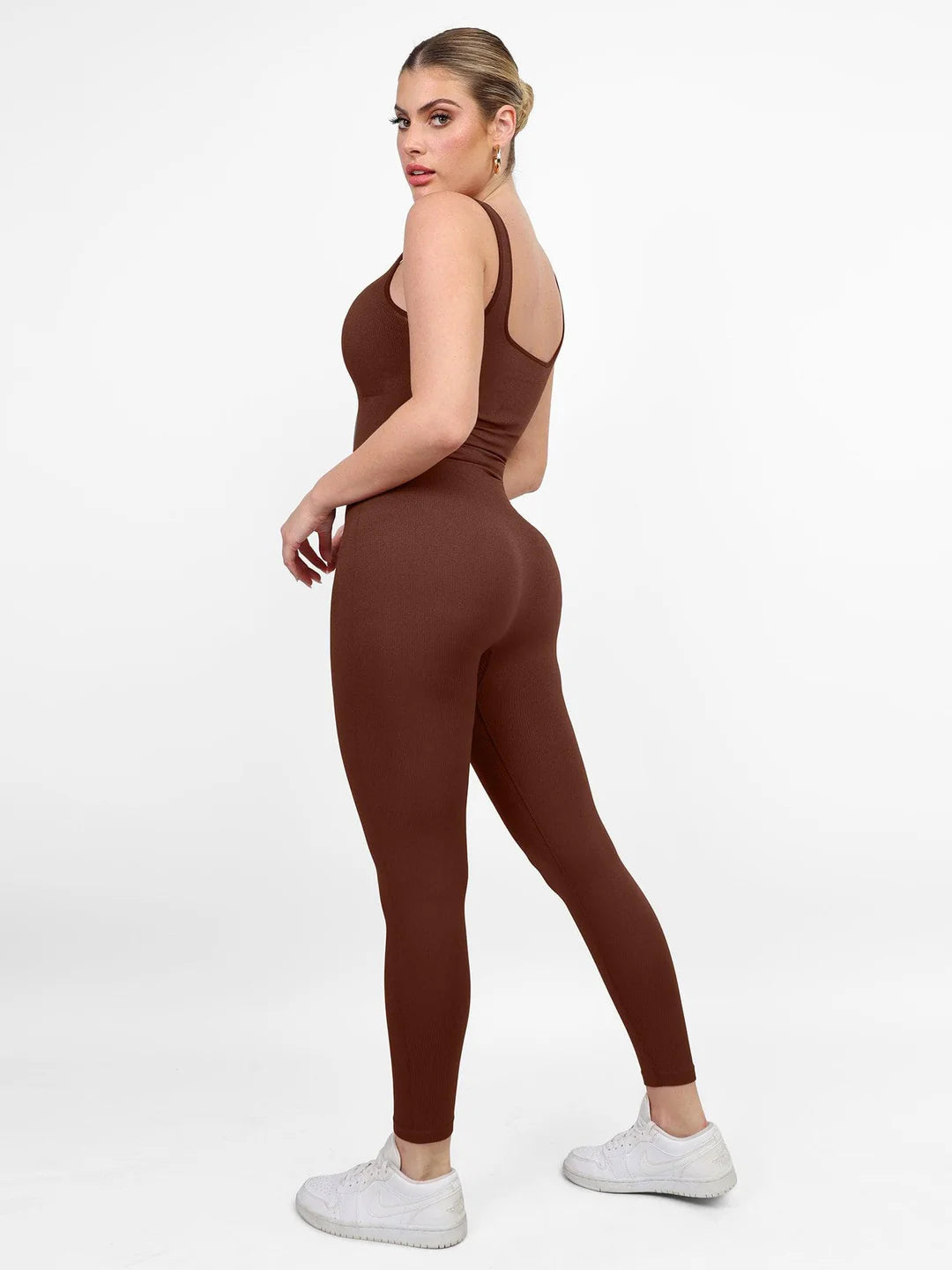Naya – Seamless Square Neck Sport Jumpsuit