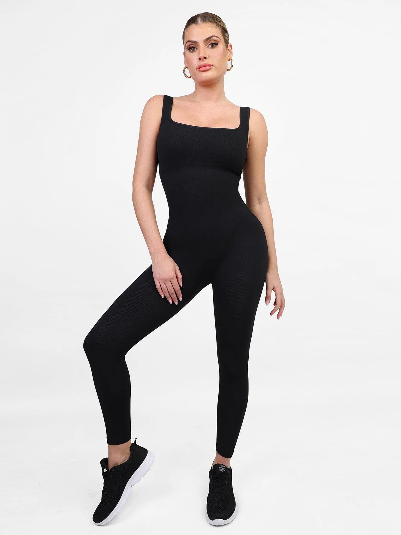 Naya – Seamless Square Neck Sport Jumpsuit