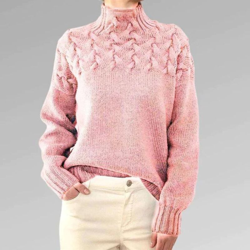 Sofia – Sweater with Cable Knit Details