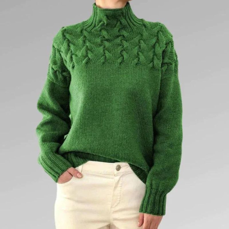 Sofia – Sweater with Cable Knit Details