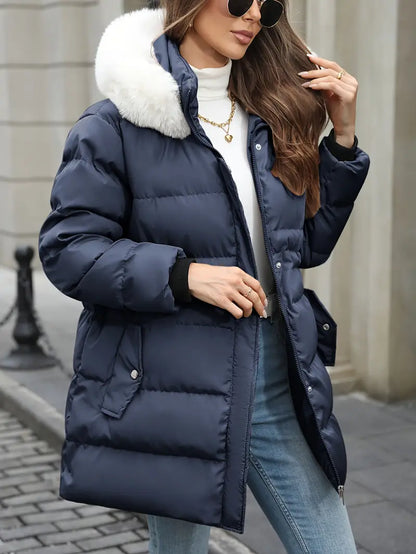 Nina - Quilted Hooded Jacket for Chilly Days