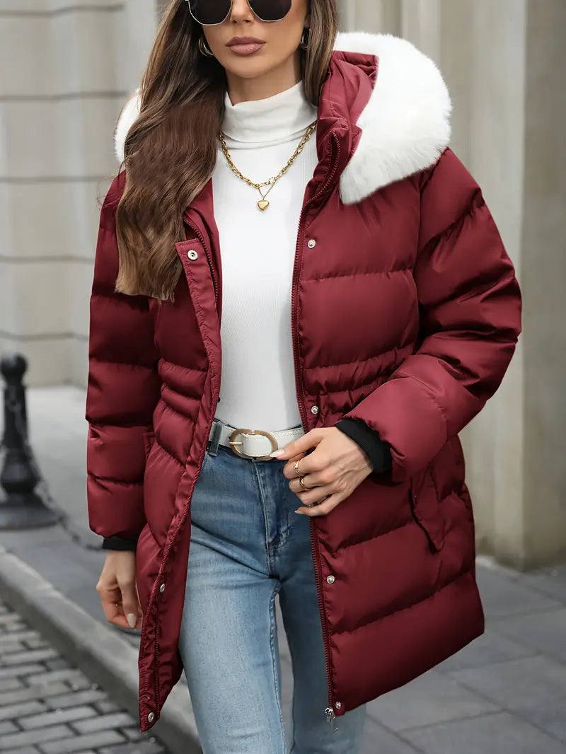 Nina - Quilted Hooded Jacket for Chilly Days