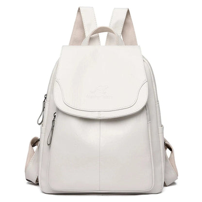 Izolda - Anti-Theft Leather Backpack
