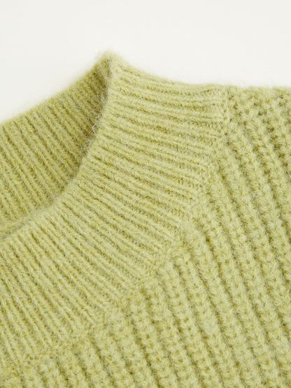 Éloïse – Embroidered Knit Crop Sweater