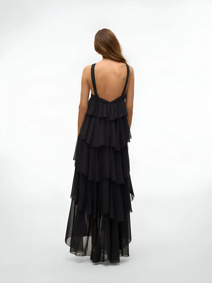 Amélie Ruffle Tiered Maxi Dress