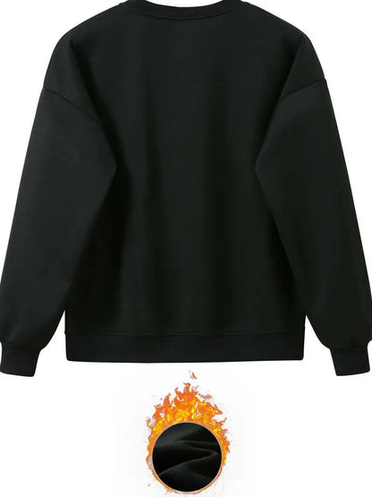 Bratomira - Heartbeat Print Sweater and Jogger Set