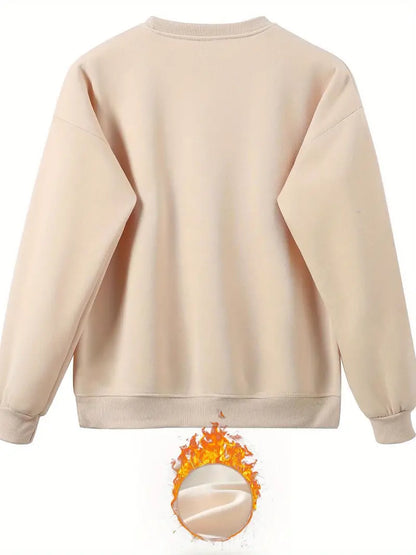 Bratomira - Heartbeat Print Sweater and Jogger Set