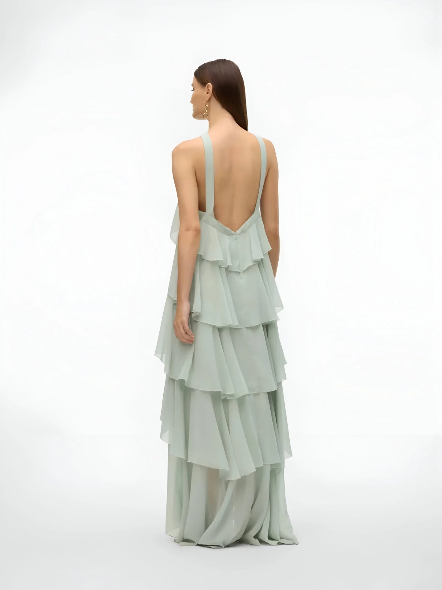 Amélie Ruffle Tiered Maxi Dress
