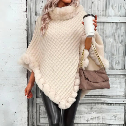 Hilda – Warm and cute Knit Cape