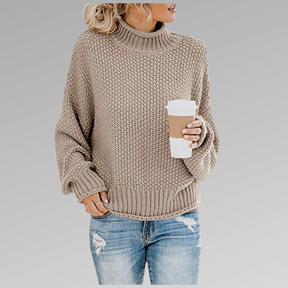 Pia – Turtleneck with Bold Stripes