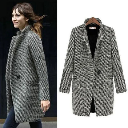 Eleonore - Elegant Long Wool Coat
