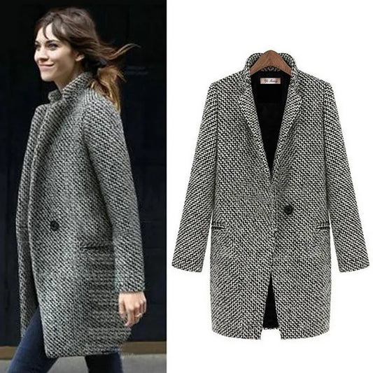 Eleonore - Elegant Long Wool Coat