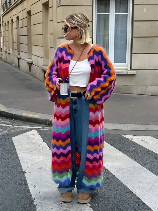 Maelle – Multicolor Maxi Cardigan (Limited Edition)