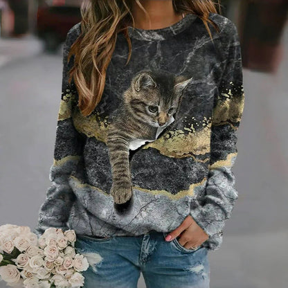 Perine – Cozy Cat-Inspired Sweatshirt