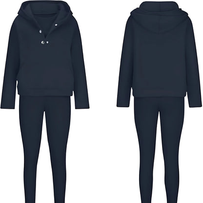 Elara – Casual & Comfortable Three-Piece Sweatshirt Set