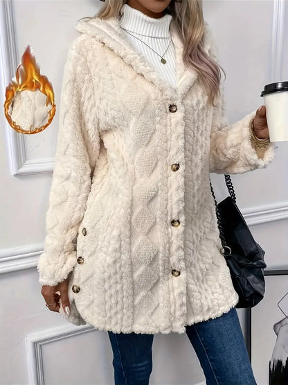 Talulla – Comfortable Fleece Jacket with Hood