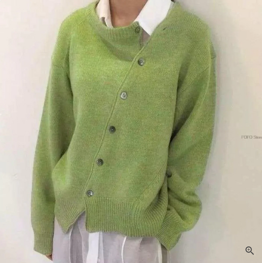 Karina – Cardigan with Asymmetrical Closure
