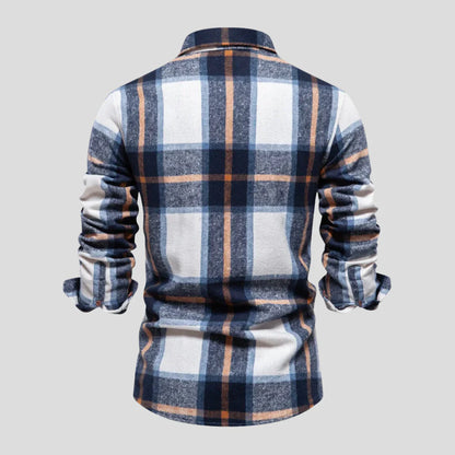 Victor – Checked Men's Long-Sleeve Shirt